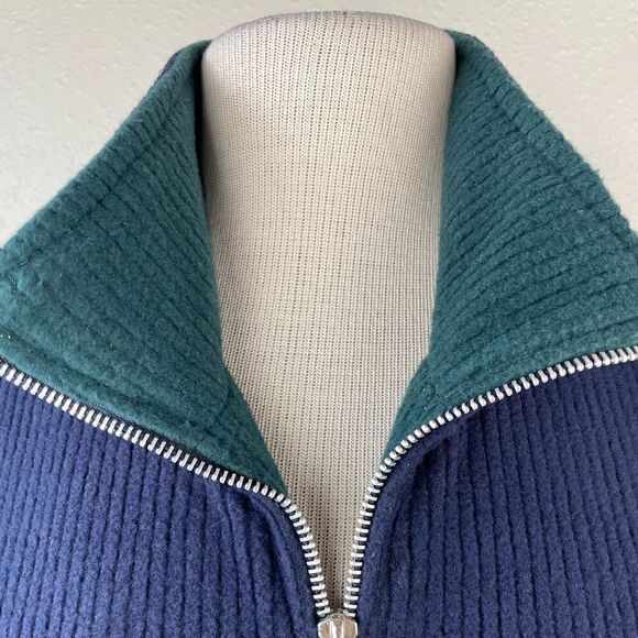 Lavon Sleeveless Full Zip Sweater Vest Size L EUC - Picture 3 of 7